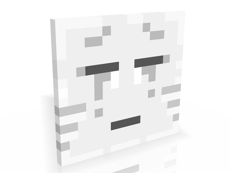 minecraft ghast head