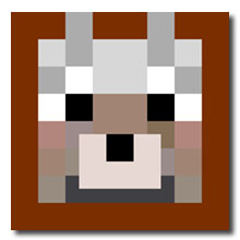 minecraft dog canvas