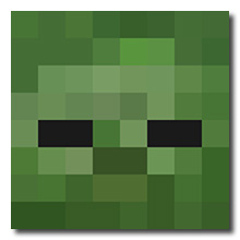 minecraft zombie canvas