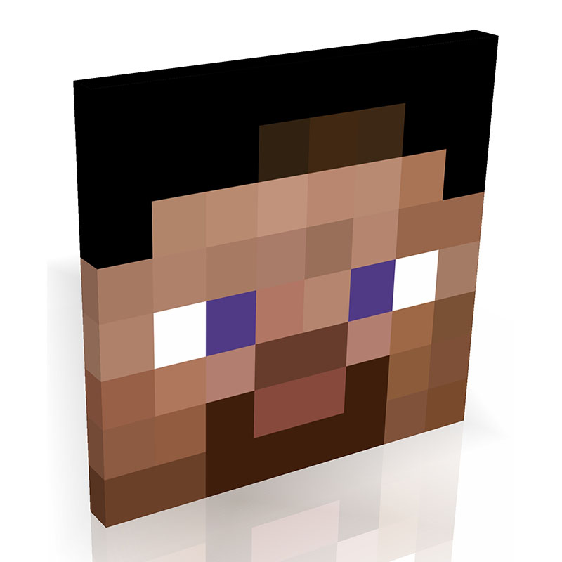 Steve face, Minecraft Faces